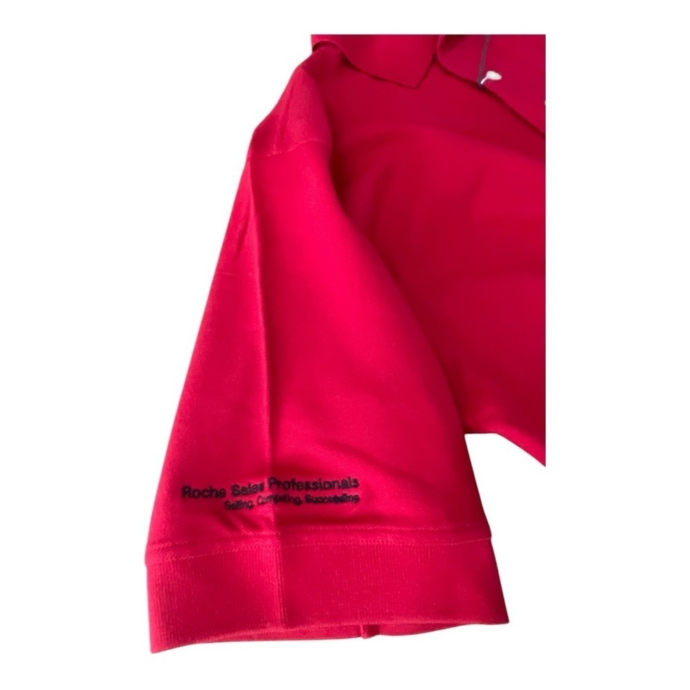Cutter & Buck Vibrant Red Polo Shirt 100% Cotton - Picture 7 of 13
